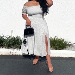 Polka dot summer dress